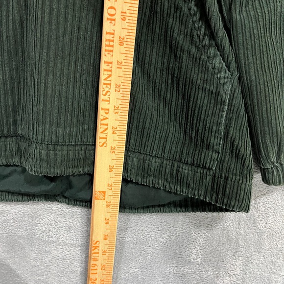 Vintage EXPRESS Jacket Mens Small Corduroy Hoodie Anorak 90s Zip French Y2K 90s - Picture 7 of 12